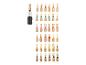 Embouts de tournevis et porte-embouts : jeu complet d'embouts de différentes tailles et formes.