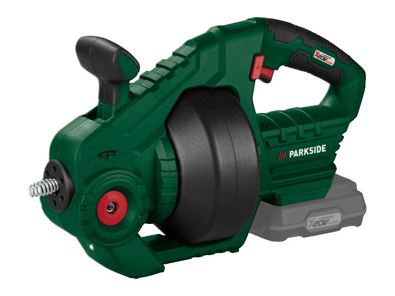 Déboucheur de canalisations sans fil PARKSIDE X 20V Team en vert et noir