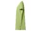 Robe vert lime à manches courtes avec fentes latérales