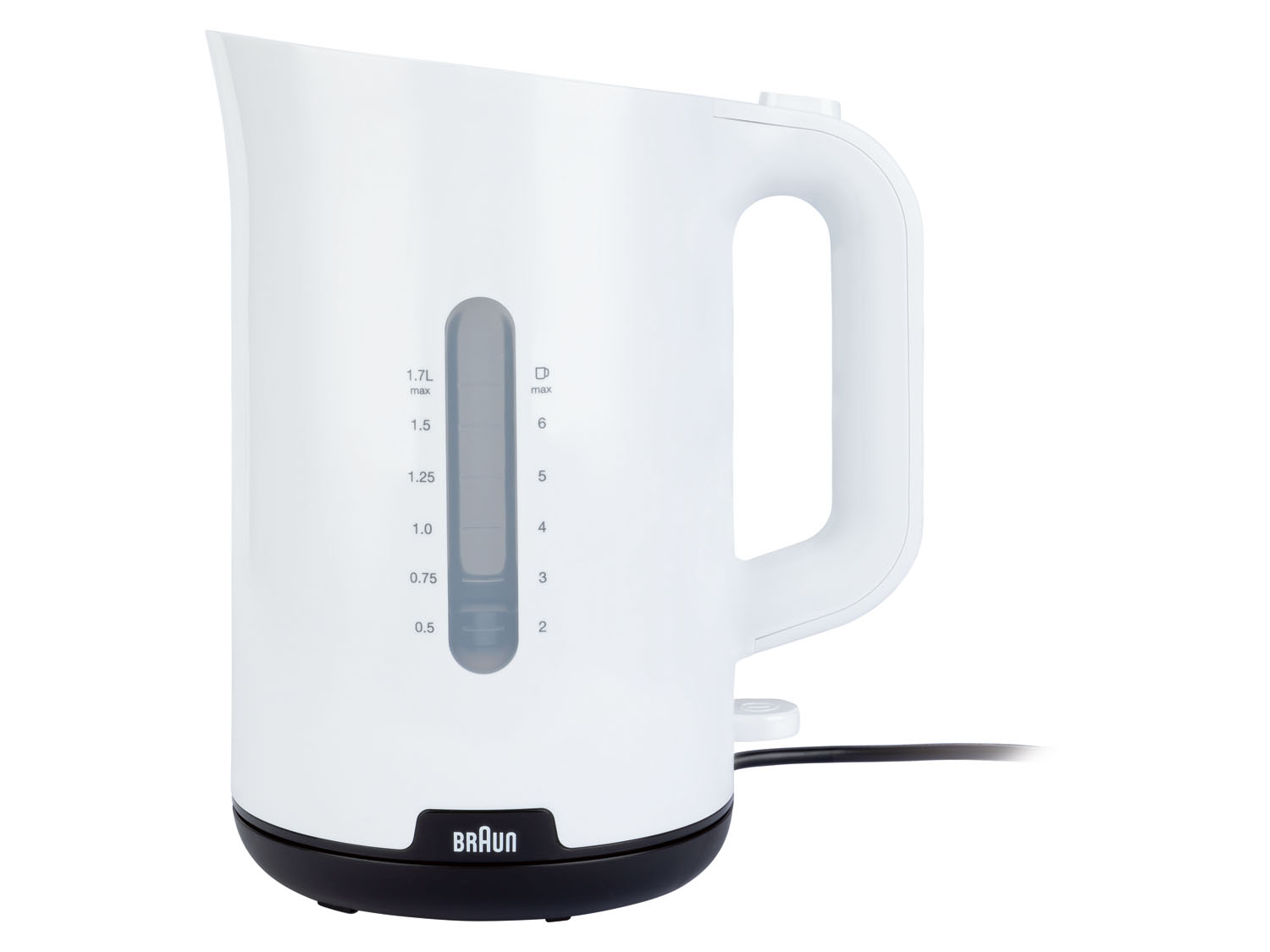 BRAUN Bouilloire WK1100, 1,7 L, 2200 W (blanc)