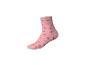 Chaussettes roses à motif floral