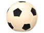Ballon de football classique avec panneaux blancs et noirs.