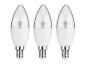 Trois ampoules LED flamme E14