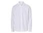 Chemise blanche à manches longues en lin.