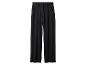 Pantalon noir élégant à jambe large.