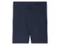 Short de cyclisme bleu marine en coton pour femme.