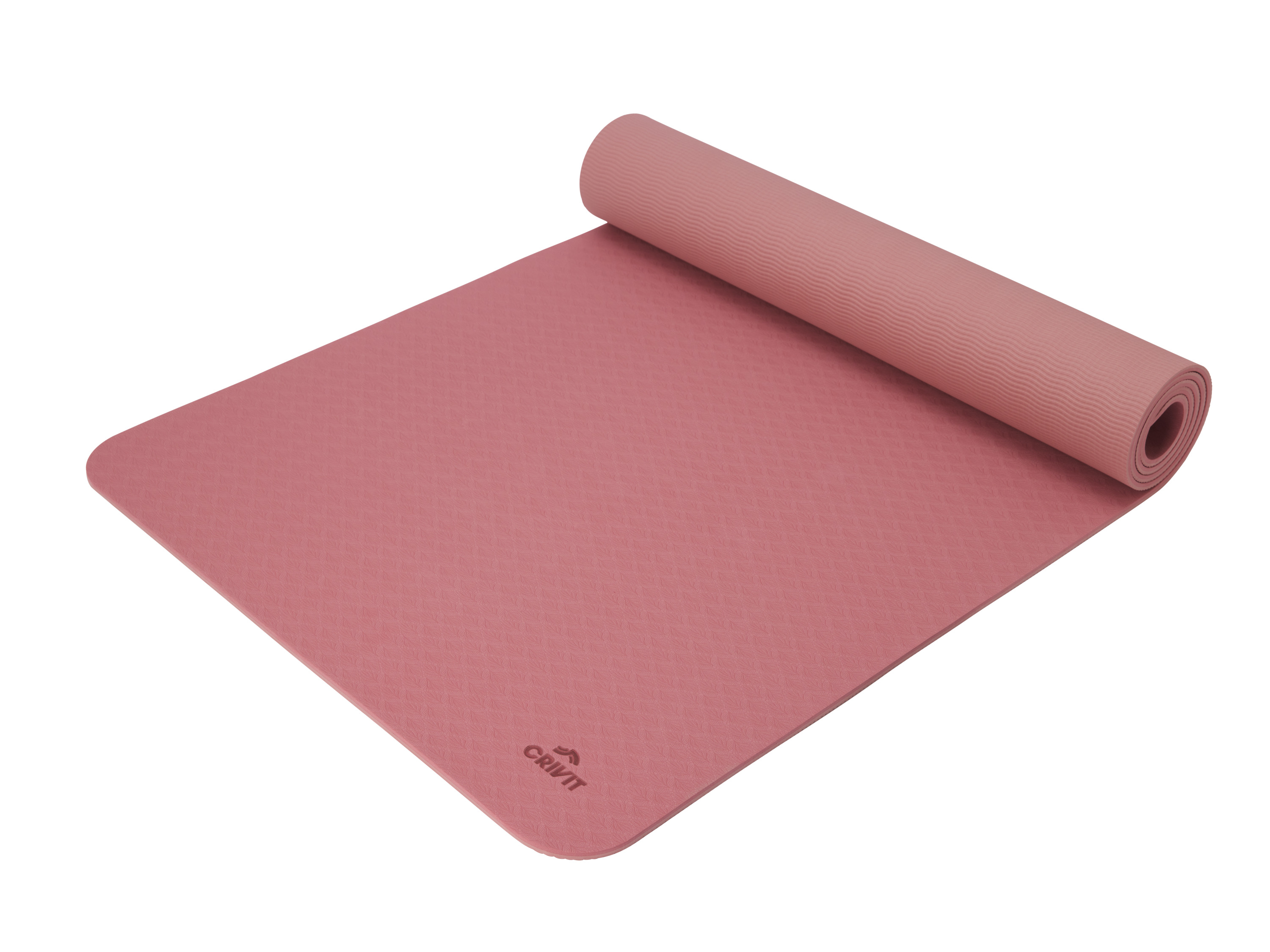CRIVIT Tapis de yoga, 173 x 58 cm (rose)