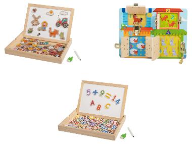 lupilu® Planche à verrous ou Malette tableau magnétique