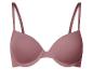 Soutien-gorge rose poudré, lingerie confortable.