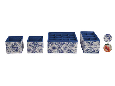 LIVARNO home Set de 4 organisateurs de tiroir pliables