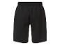 Short de sport noir avec taille élastique.