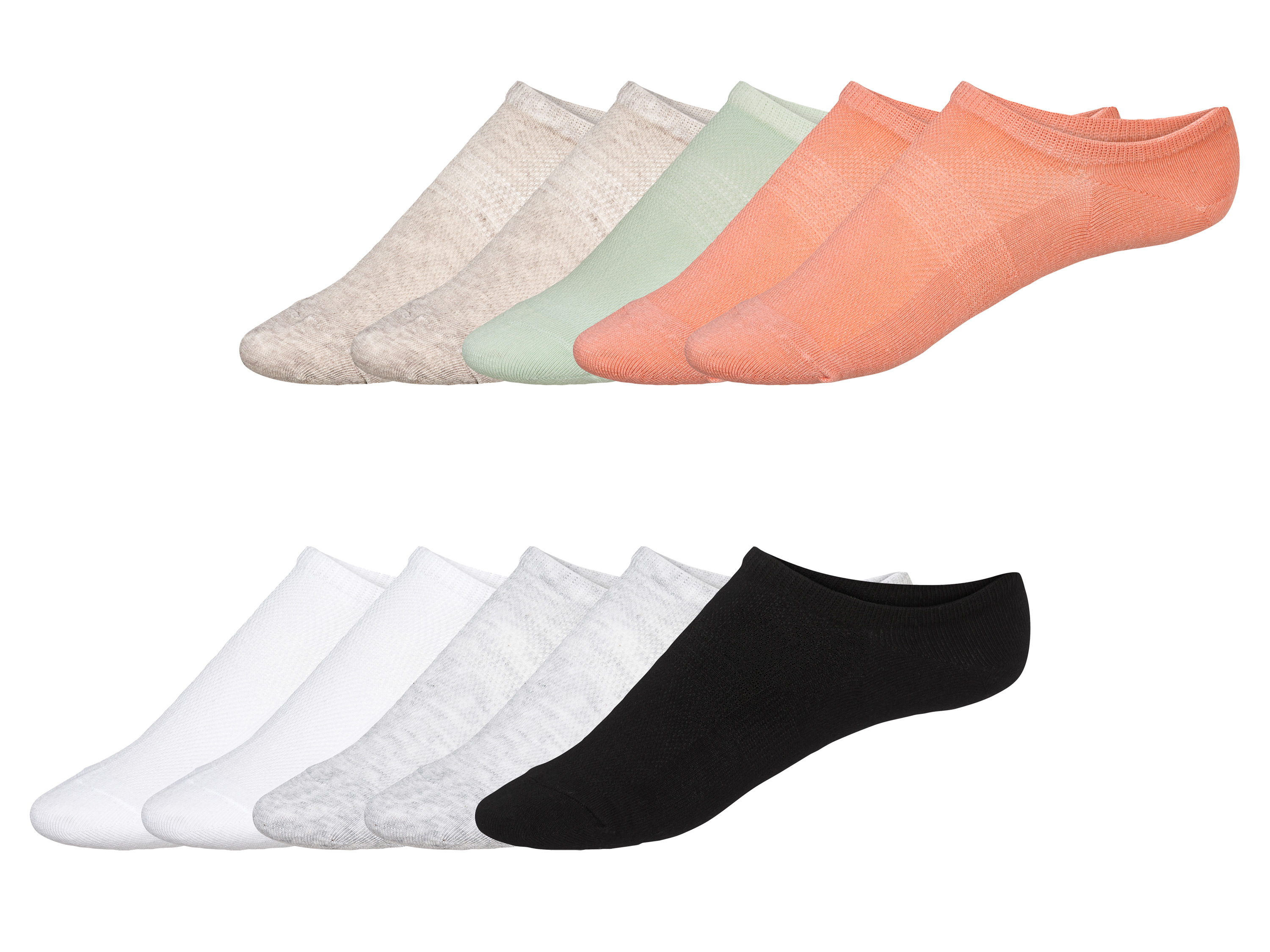 esmara® Lot de 5 paires de socquettes femme