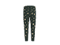 Pantalon de pyjama pour enfants vert foncé avec des motifs de Noël.