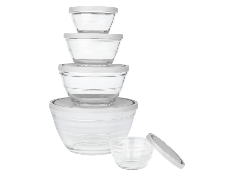 Aller en mode plein écran : ERNESTO® Set de bols en verre, 5 pièces - Image 2