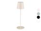 Lampadaire design minimaliste avec abat-jour conique, disponible en plusieurs couleurs.