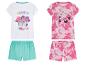 Pyjamas enfant : haut et short Squishmallows et haut et short Pokémon tie-dye.