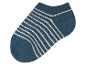 Chaussette enfant rayée bleu marine.