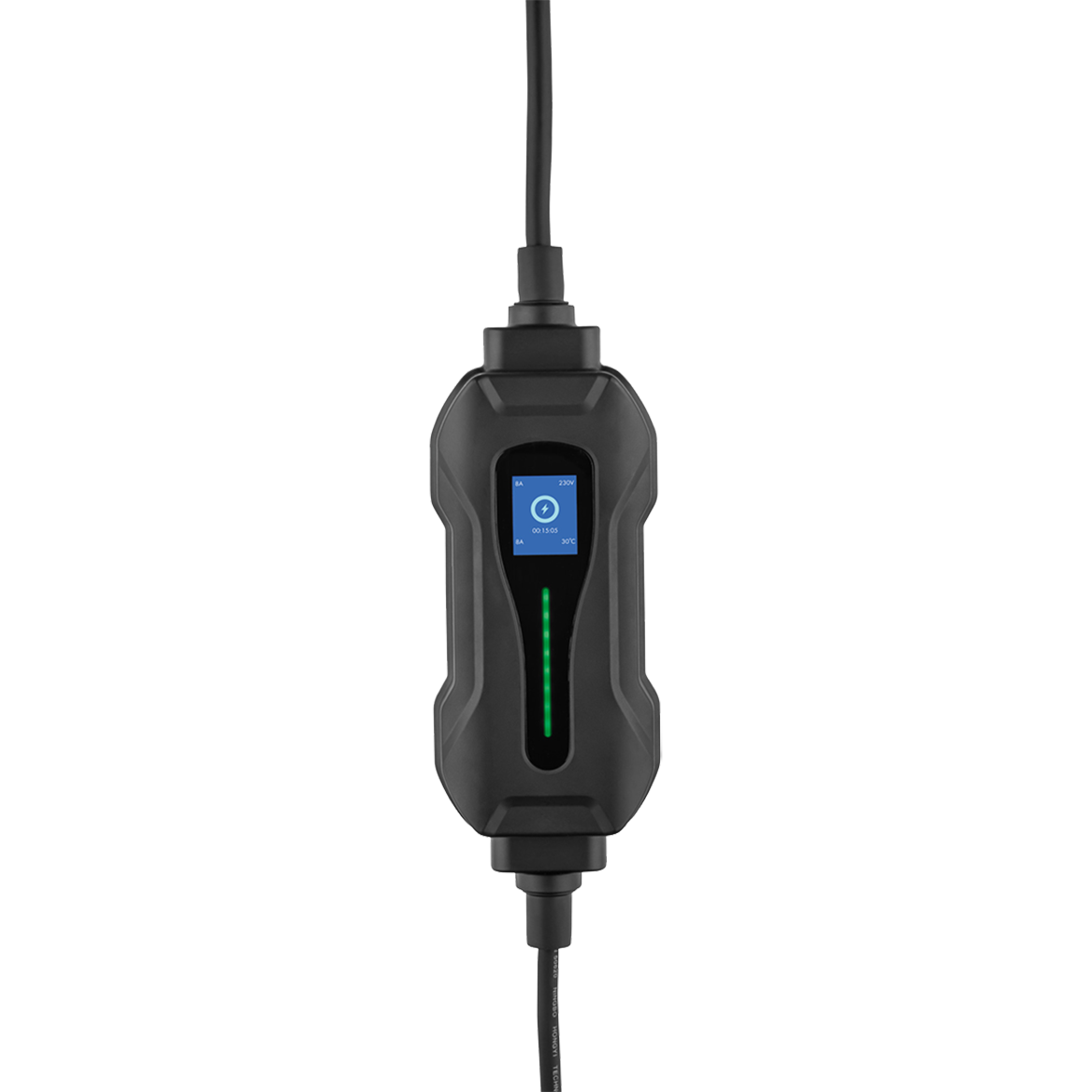Câble De Charge Mobile Type 2 Pour Voiture Électrique - 8 M, 3.5 KW (8-16A) - Écran LED, Programmation, Sécurité - Compatible VE & Hybride Rechargeable