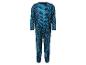 Un costume bleu et vert avec un motif d'écailles