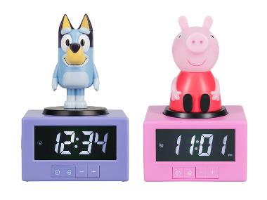 Lizenz Réveil Peppa Pig ou Bluey