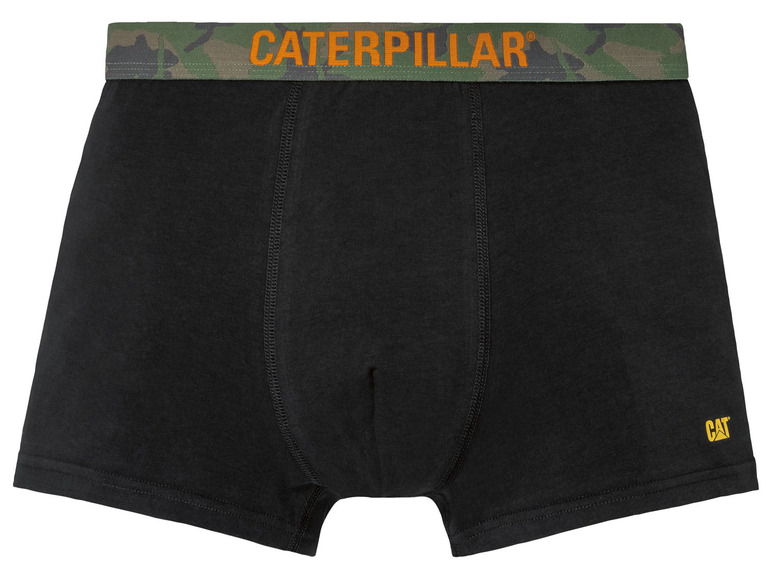 Boxers noirs avec bande camouflage de Caterpillar.