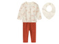 beige/rouge