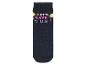Une paire de chaussettes bleues avec l'inscription 'Let's have fun!'