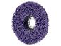 Disque abrasif violet pour ponçage.