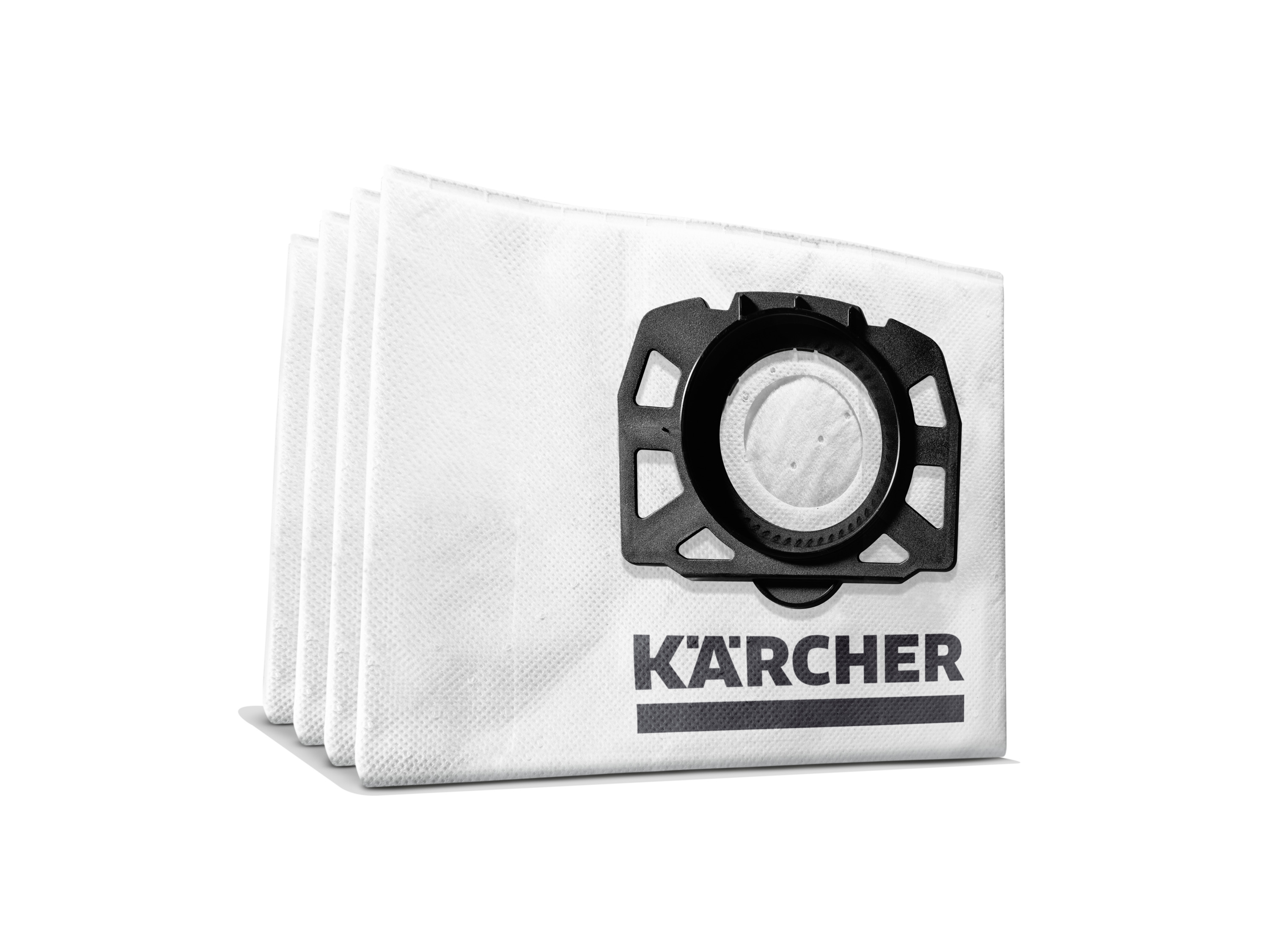 Karcher Sachet filtre ouate KWD1 / KWD2 / KWD3 / WD2 Plus / WD3 (paquet de 4)