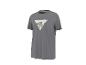 T-shirt gris avec un motif triangulaire de montagnes