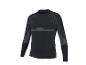 Maillot thermique noir à manches longues pour homme