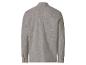 Chemise grise à manches longues pour homme, vue de dos.