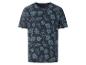 T-shirt à manches courtes, motif tropical, feuilles.