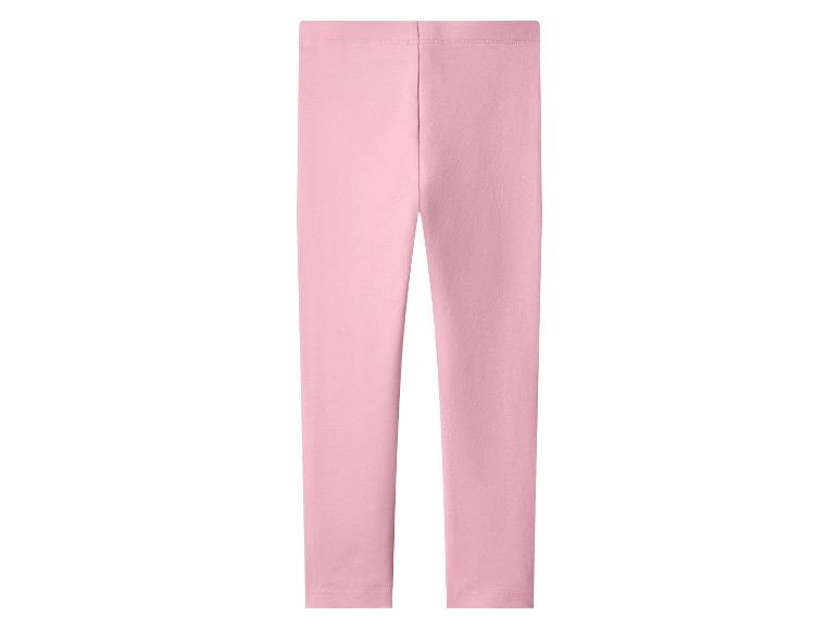 Legging uni rose clair pour enfant