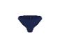Bas de bikini côtelé bleu marine avec coupe haute