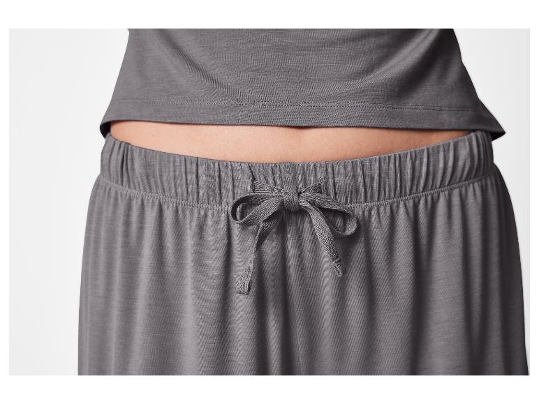 Short gris femme détente avec cordon.