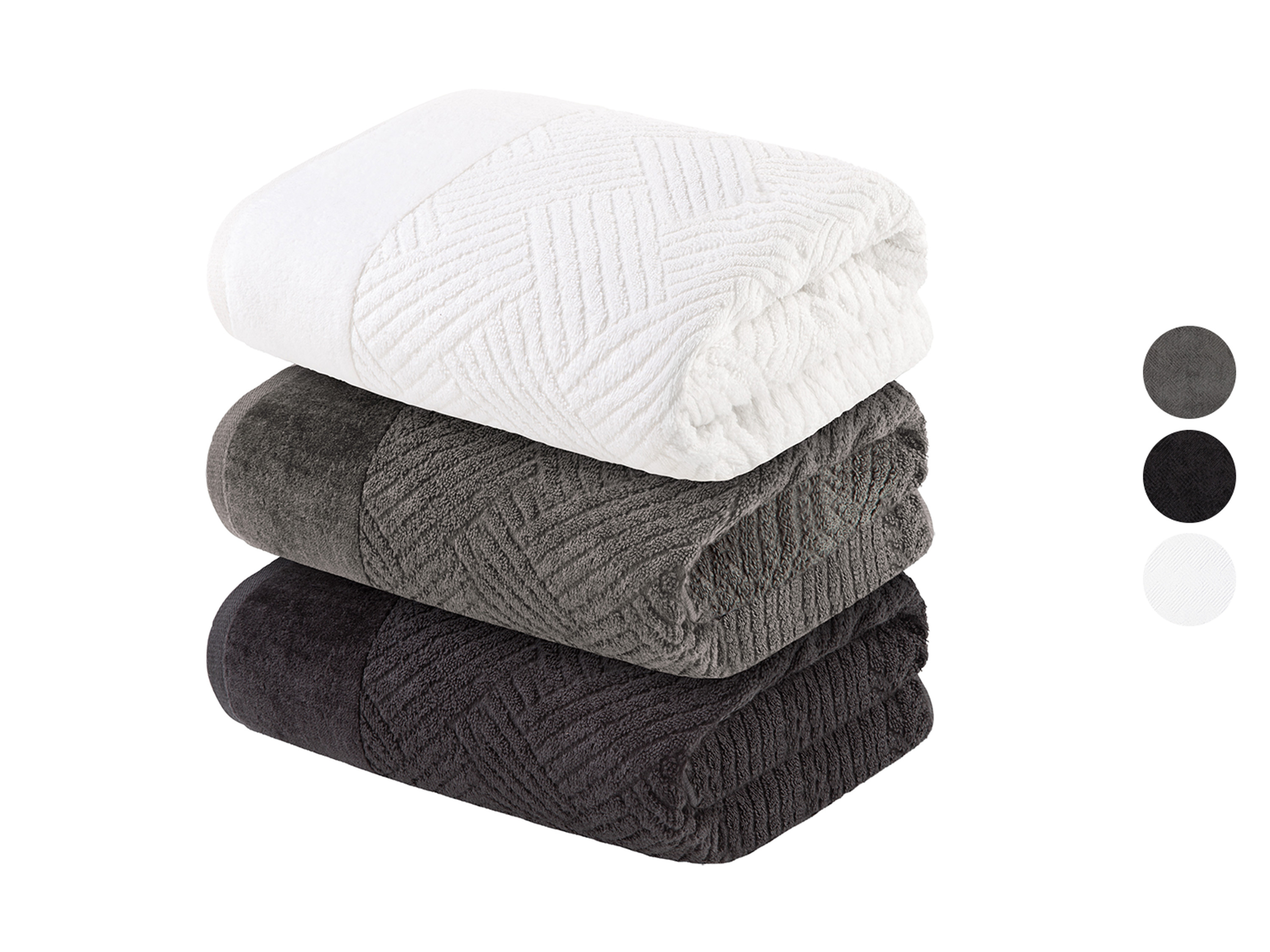 LIVARNO home Drap de bain en éponge, 100 x 150 cm