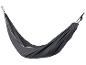 Hamac de camping gris foncé.