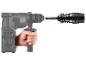Marteau perforateur et foret SDS-max en main.