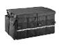 Boîte de rangement Ultimate Support noire avec multiples poches et compartiments.