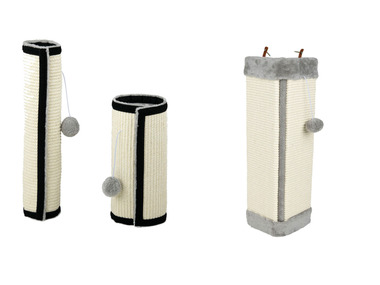 zoofari® Griffoir ou set de 2 tapis griffoir pour chats, avec balle en peluche
