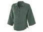 Chemise de maternité vert olive à manches 3/4.