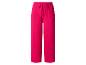 Pantalon large fuchsia pour femme avec cordon de serrage à la taille