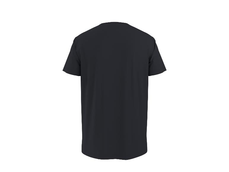 T-shirt homme bleu foncé à manches courtes, vue de dos