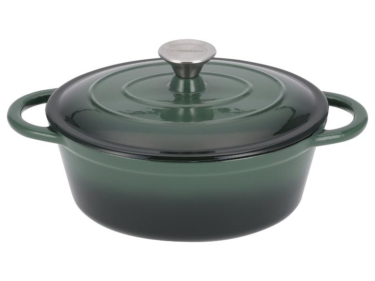 Cocotte en fonte verte SilverCrest.