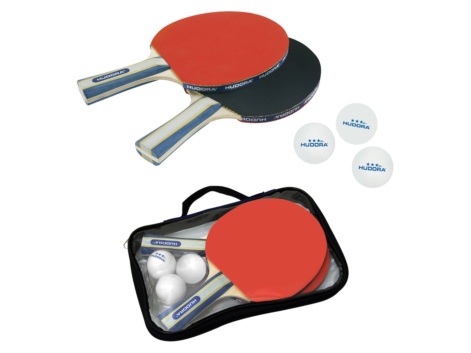 HUDORA Set de tennis de table New Contest 2.0