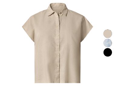 ESMARA® Chemise en lin Premium femme