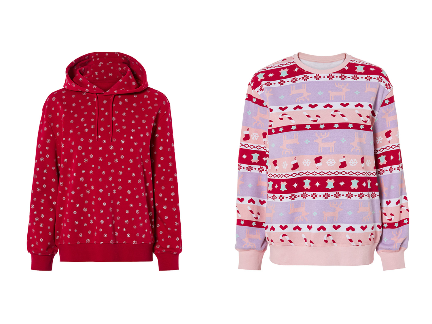 esmara® Sweat à capuche ou sweat motif de noël femme