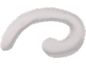 Coussin de maternité blanc en forme de C