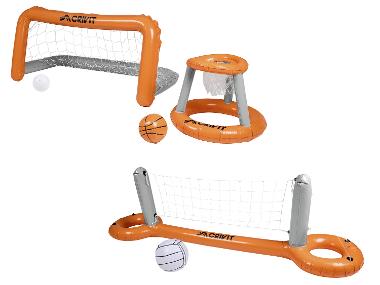 CRIVIT Filet d’aqua volley gonflable ou set de but et panier gonflables